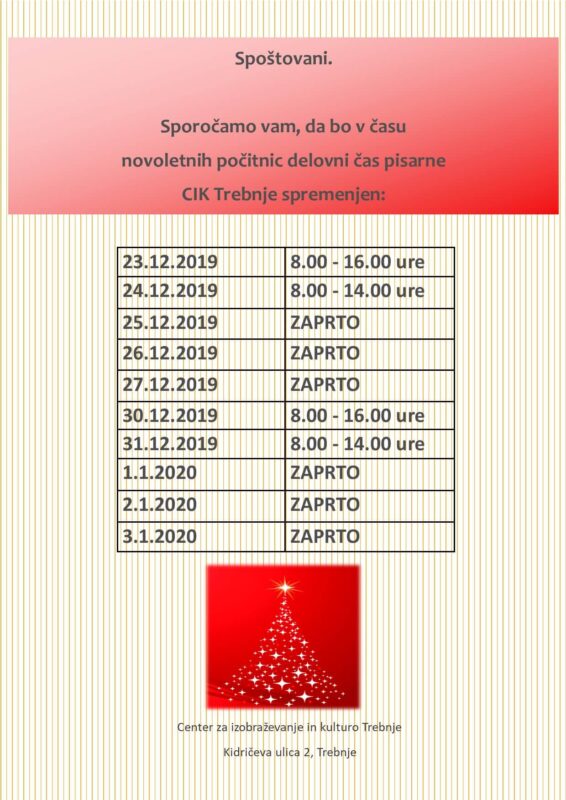 Novoletni delovni čas 1